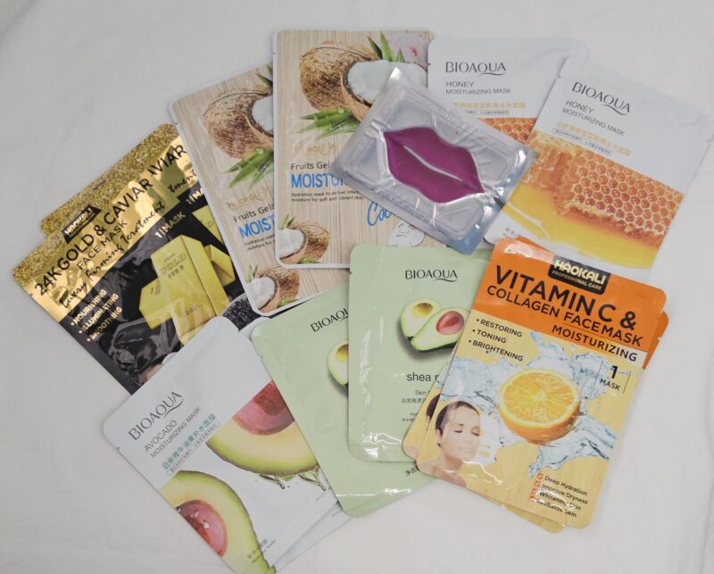 Mascarillas Faciales Bioaqua & Haokali (Sachet Individual)