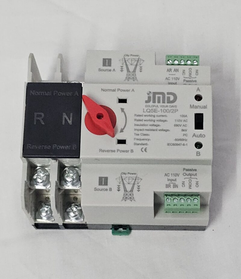 ATS JMD LQ5E-100/2P – Interruptor de Transferencia Automática 110V