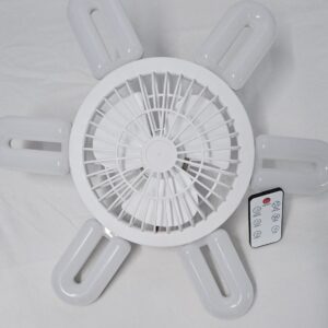 Lámpara de Techo LED con Ventilador Integrado y Control Remoto