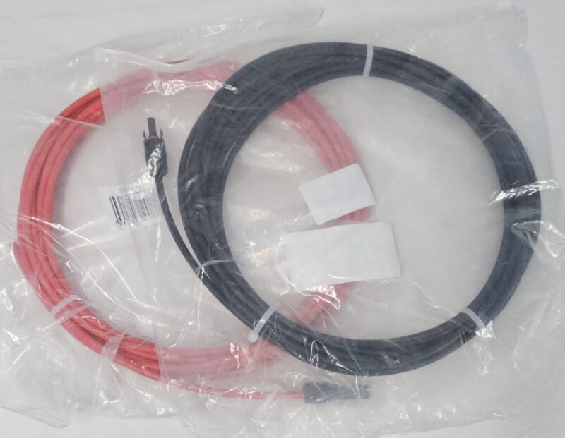Cable Solar Profesional 10 AWG (Rojo y Negro) - 10 metros