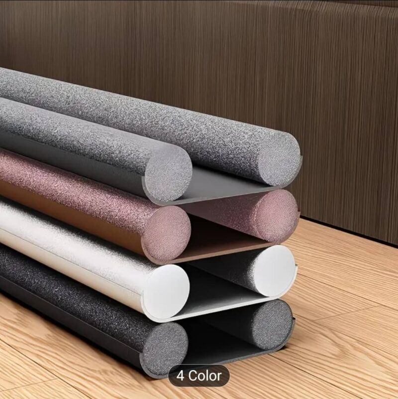 Burlete de Espuma Doble para Bajo Puerta – Aislante Térmico y Protector
